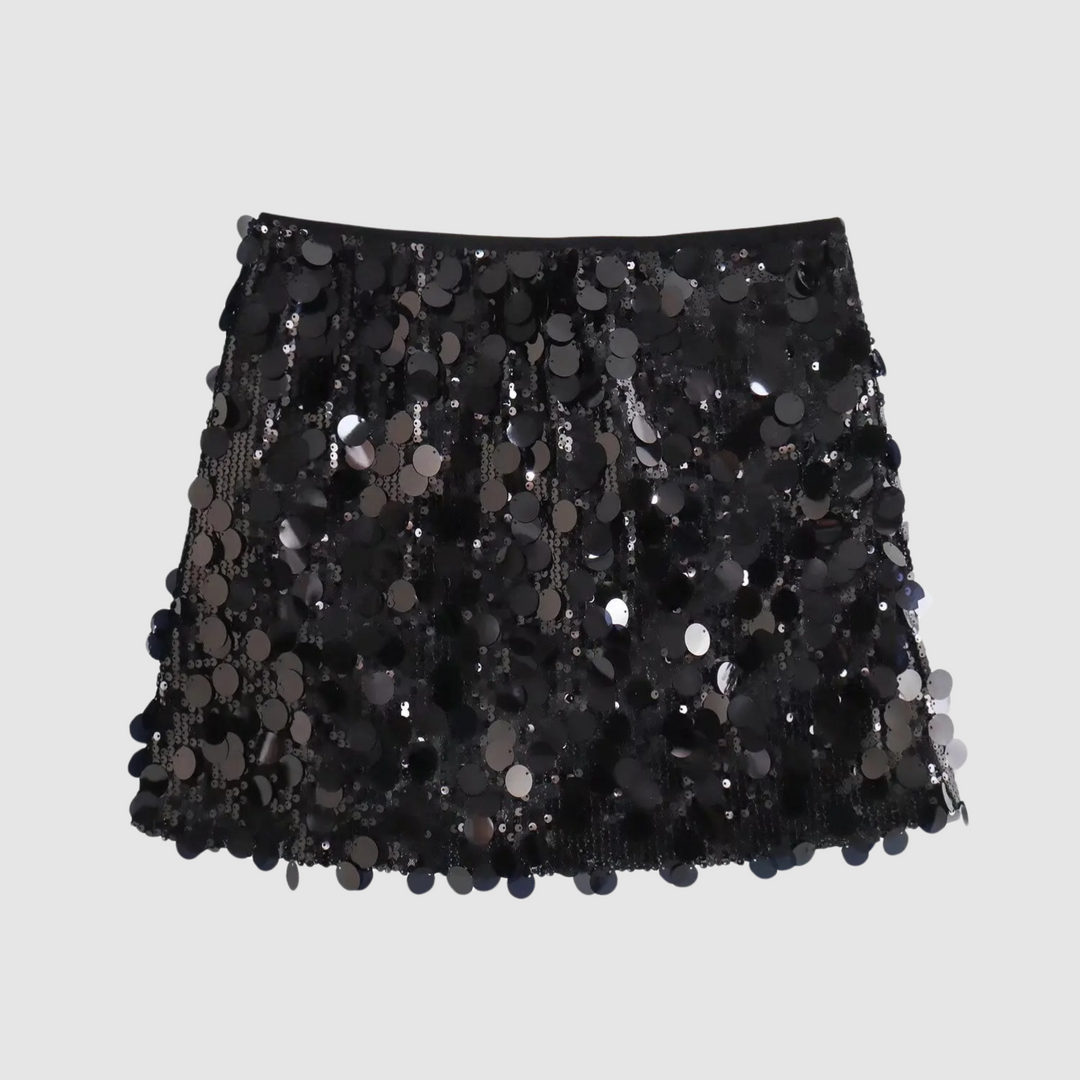 Elegante Minirock Mit Pailletten - Arvani