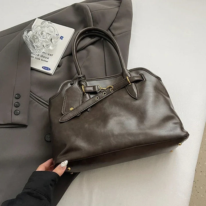 Nord Taschen | Large Smooth Leather Handbag