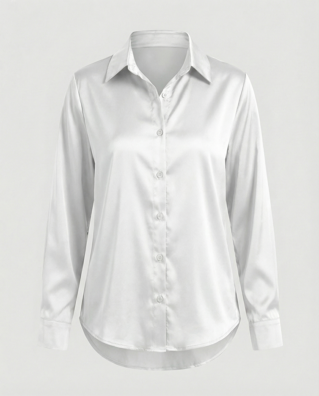 Lockere Satinbluse Damen