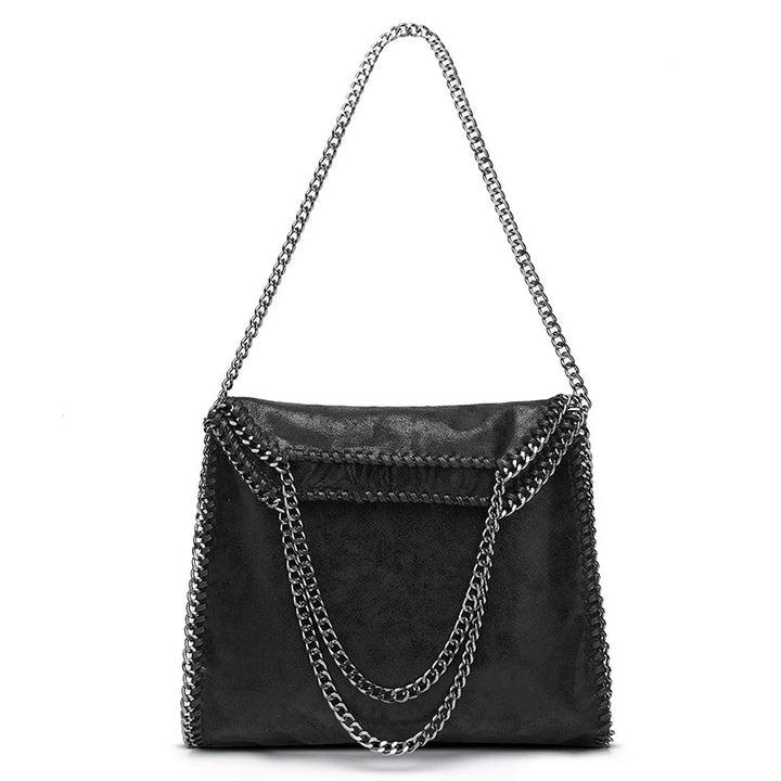 Nord Taschen | Soft Leather Handbag with Chain Shoulder Strap