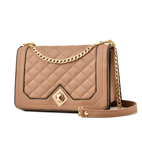 Nord Taschen | Pattern Fashion Women's Bag Popular Chain Small Square Bags for Woman Business Classic Shoulder Crossbody Bag Black