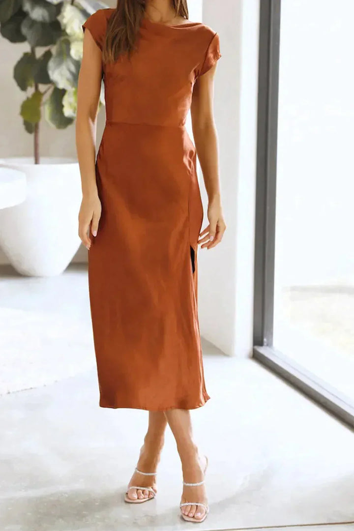 Elegantes Seidenkleid