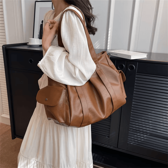 Nord Taschen | Spacious Leather School Handbag
