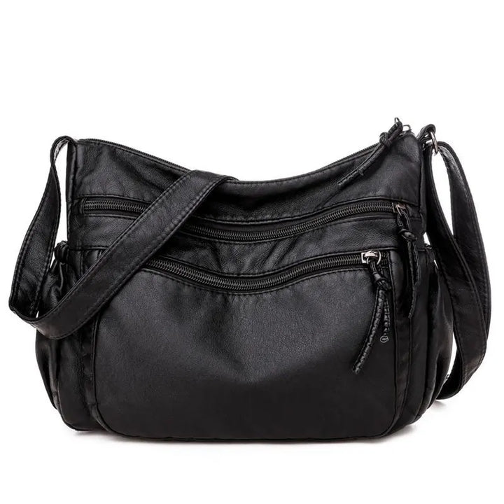 Nord Taschen | Multi-pocket Shoulder Bag in Leather