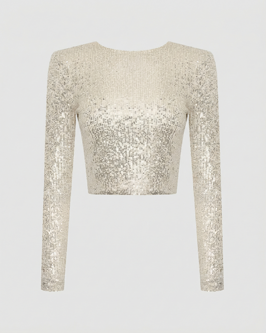 Glamouröses Damen Cropped-Top