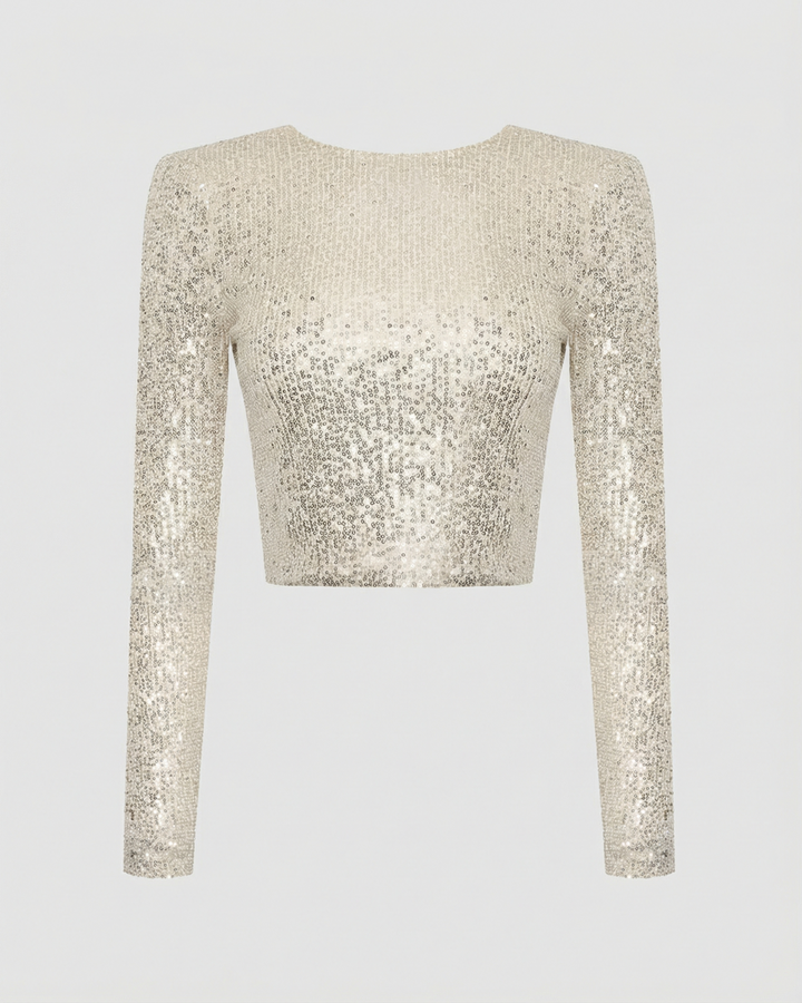Glamouröses Damen Cropped-Top
