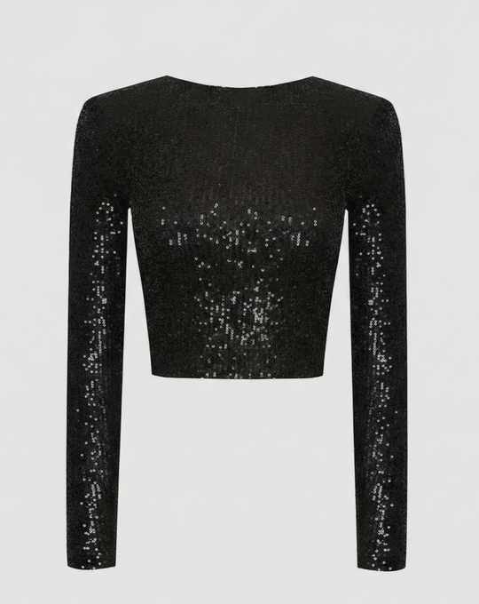 Glamouröses Damen Cropped-Top