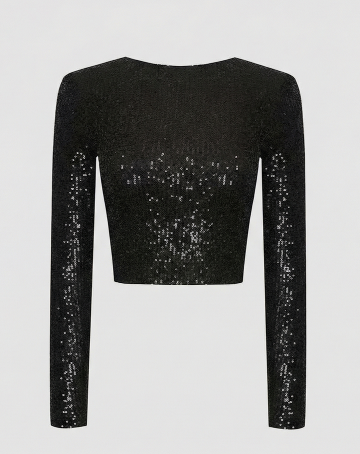 Glamouröses Damen Cropped-Top