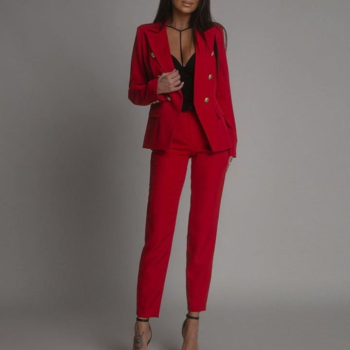 Elegante Blazer und Hosen Set