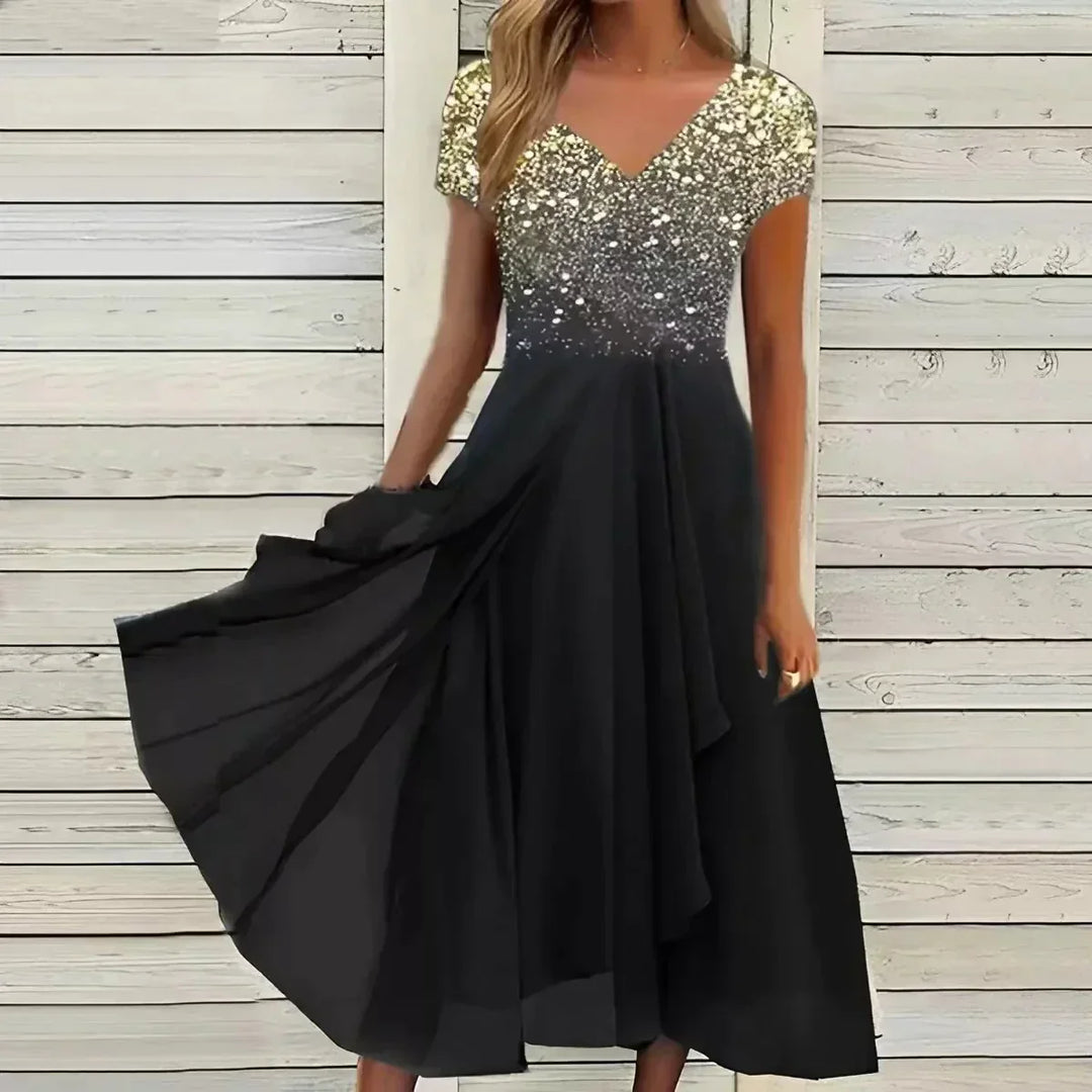 Chiffon Damenkleid - Arvani
