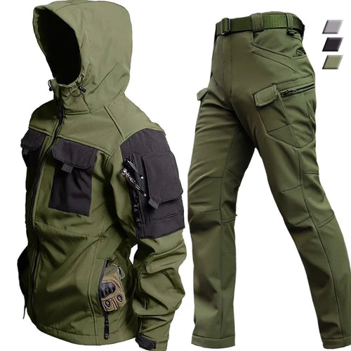 Wasserdichter Thermoanzug mit Mehreren Taschen für Herren