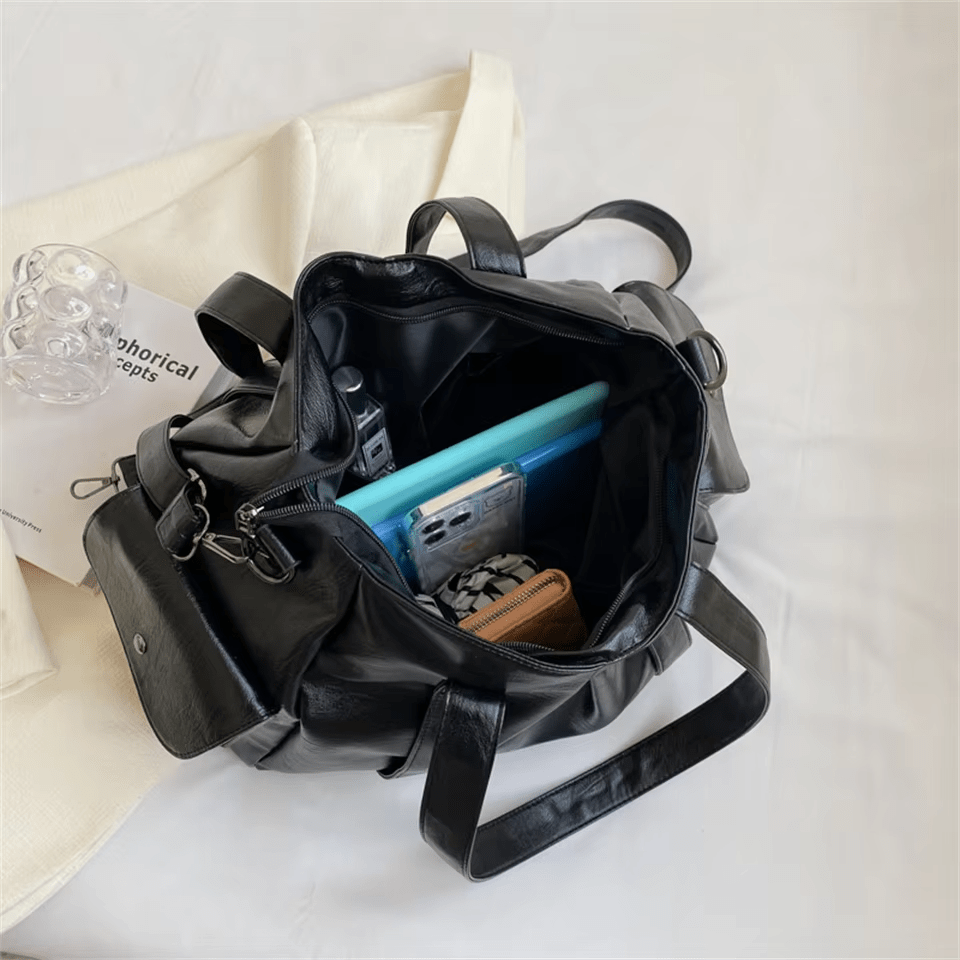Nord Taschen | Spacious Leather School Handbag