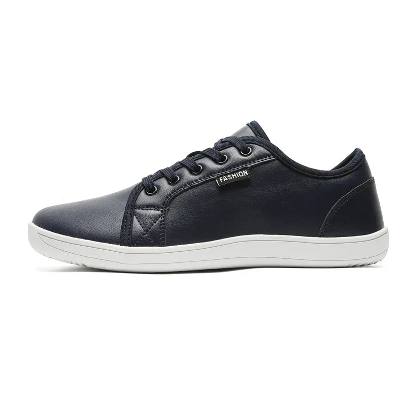 Minimalistische Leder Barfußlaufschuhe