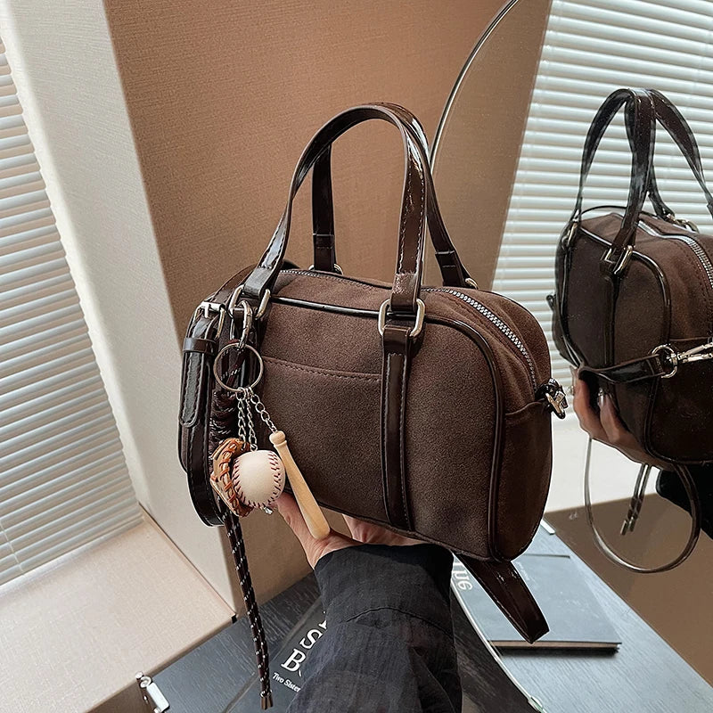 Nord Taschen | Suede Shoulder Handbag