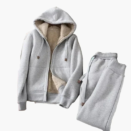 Freizeit Trainingsanzug mit Kapuzenjacke und Jogginghose - Sportlich & Bequem für Alltag und Fitness