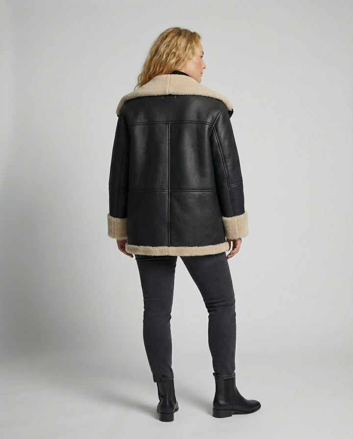 Warme Streetwear Jacke Damen