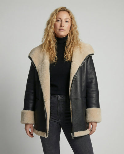 Warme Streetwear Jacke Damen