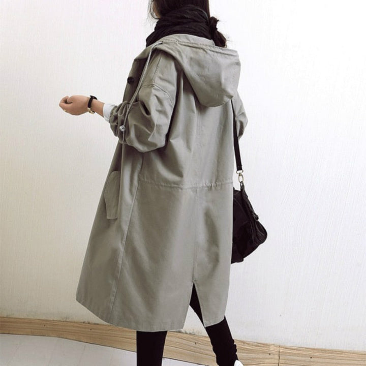 Nord Taschen Damen Windbreaker Mantel mit Kapuze