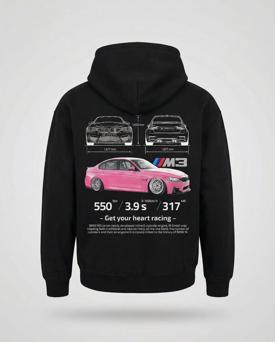 Oversized Racing Hoodie für Herren