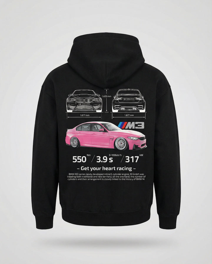 Oversized Racing Hoodie für Herren