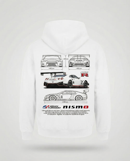 Oversized Racing Hoodie für Herren