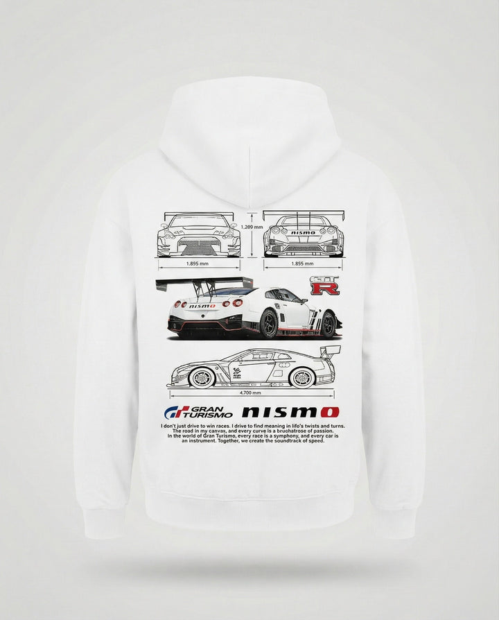 Oversized Racing Hoodie für Herren
