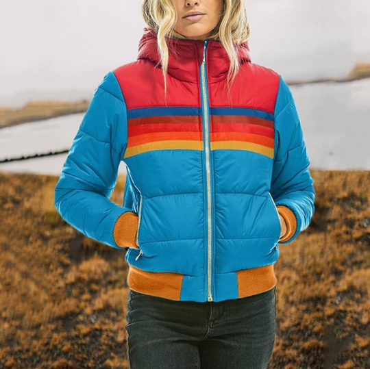 Retro Kapuzenjacke
