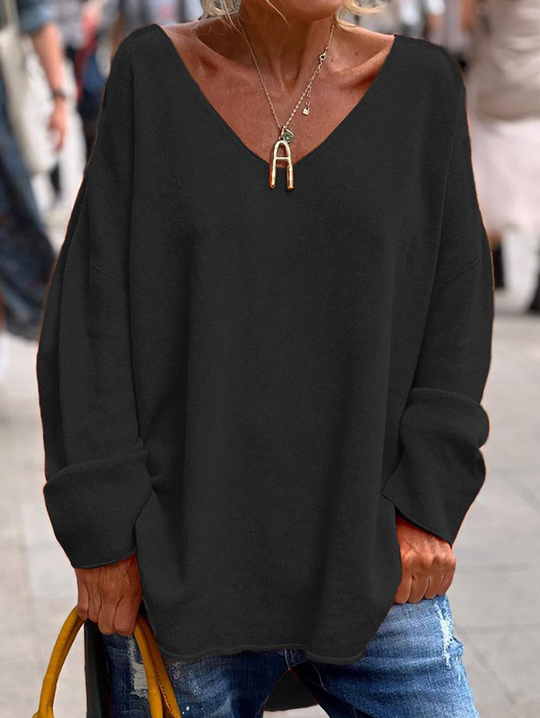 Lässiger und LArvaniendiger Pullover für Frauen