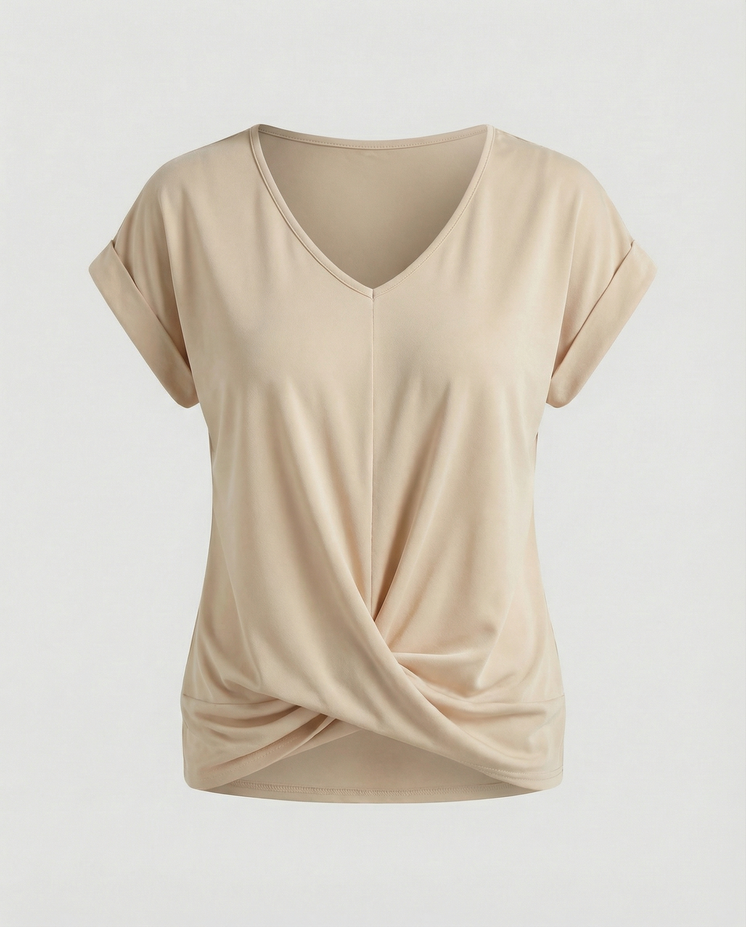 Elegante Damen V-Ausschnitt Bluse