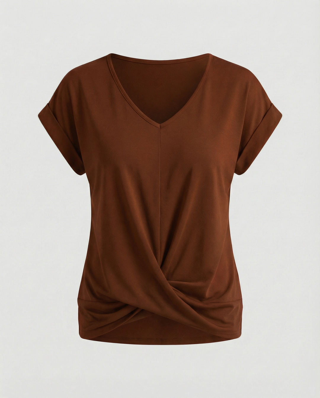Elegante Damen V-Ausschnitt Bluse