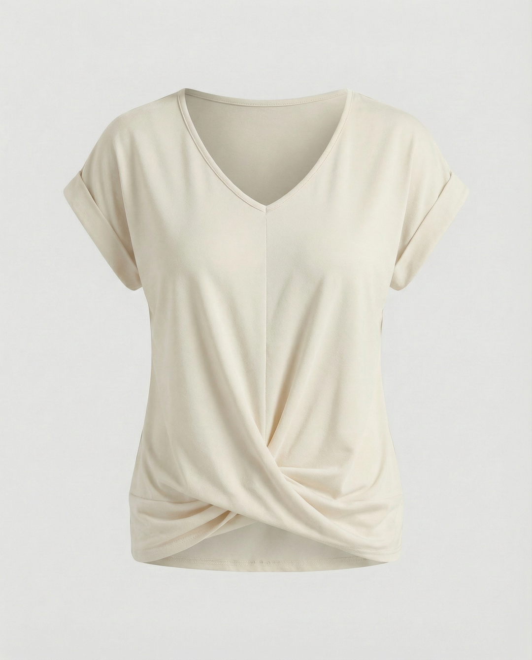 Elegante Damen V-Ausschnitt Bluse