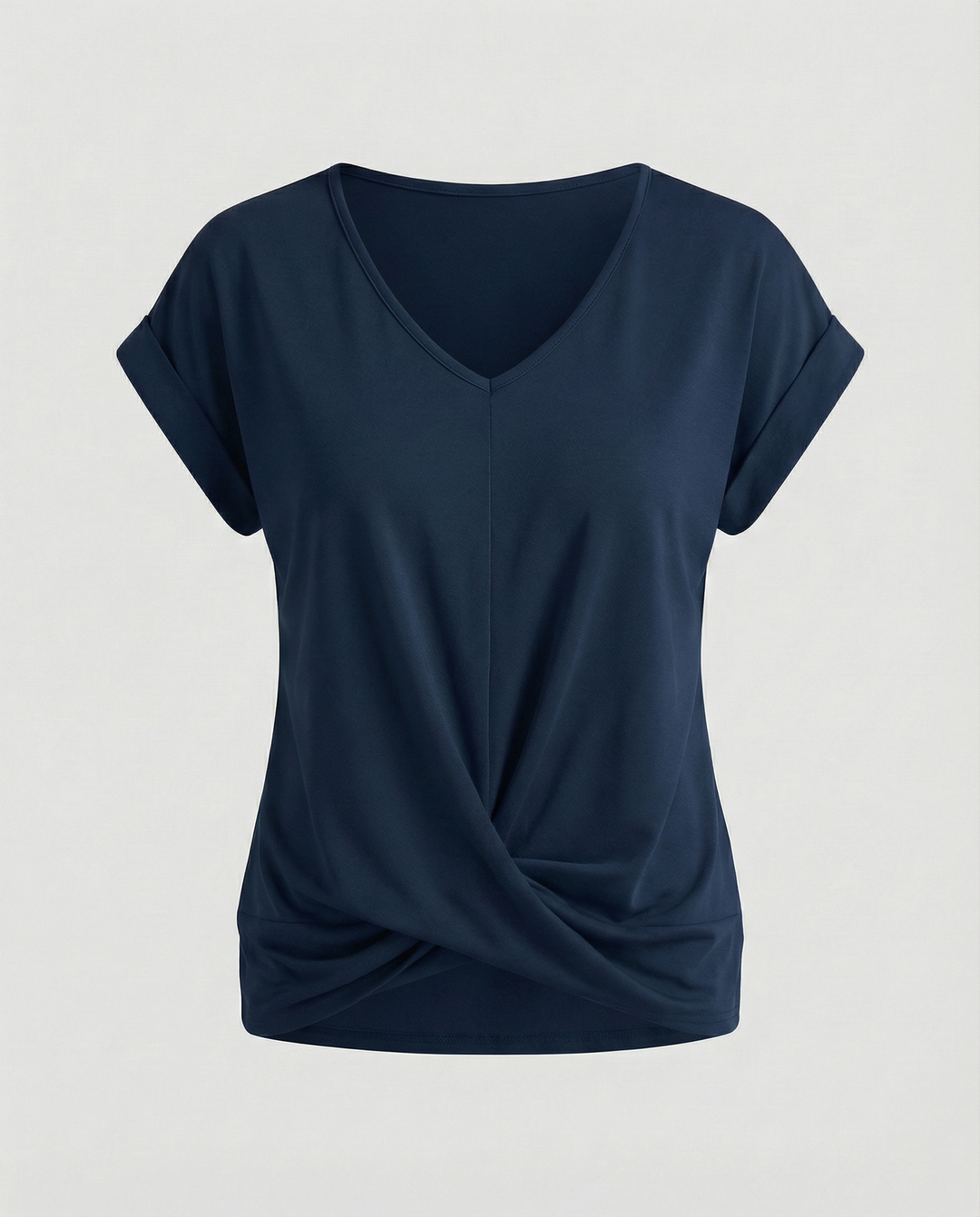 Elegante Damen V-Ausschnitt Bluse