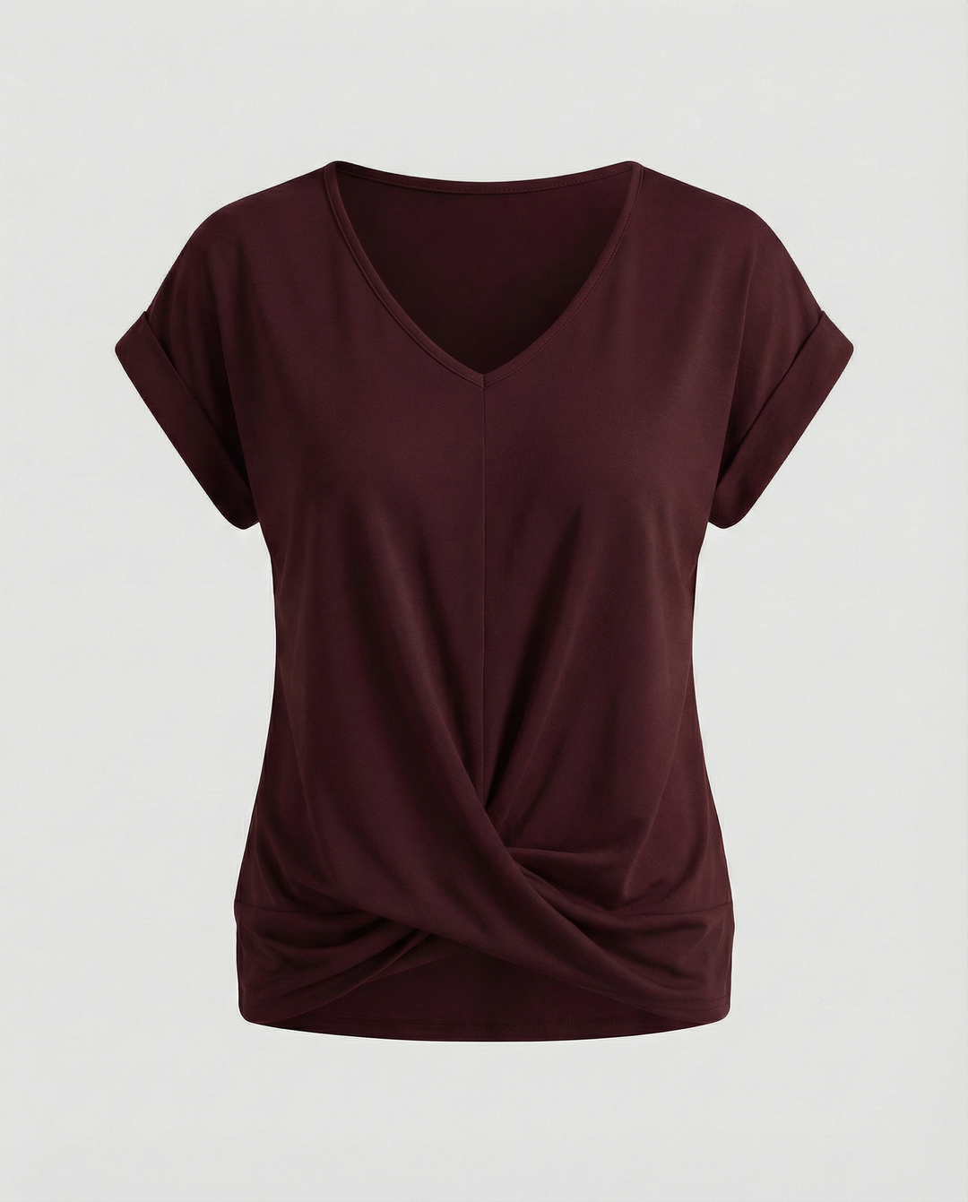 Elegante Damen V-Ausschnitt Bluse