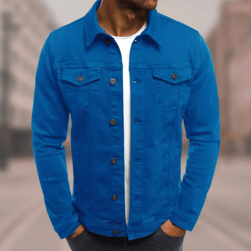 Trendig Denim-Jacke für Männer