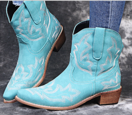 Damen Western Cowboystiefel Braun - Vittorelli