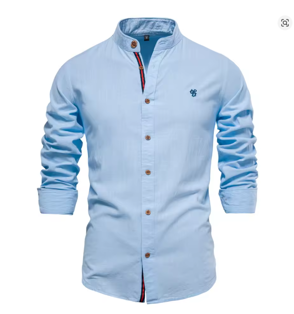 Nord Taschen | Herren Elegantes Leinenhemd