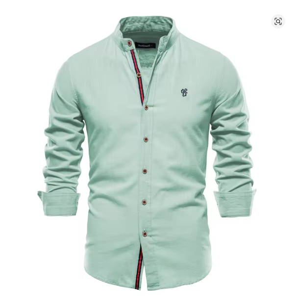Nord Taschen | Herren Elegantes Leinenhemd