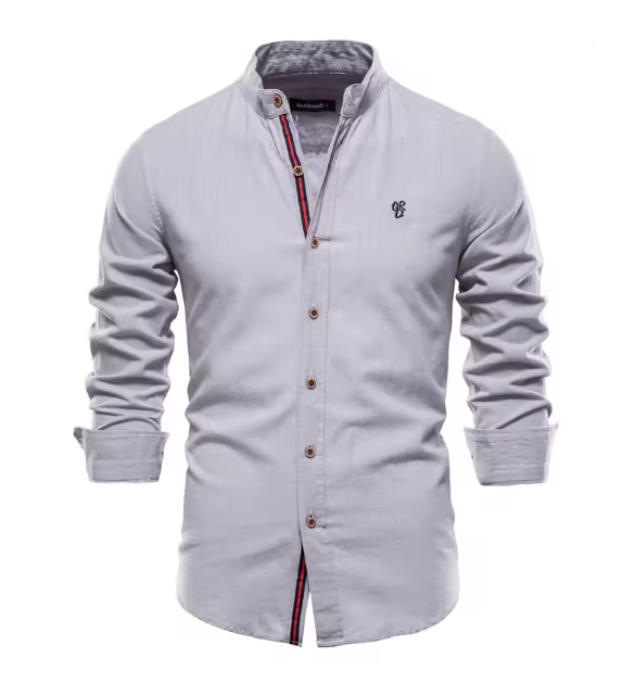 Nord Taschen | Herren Elegantes Leinenhemd