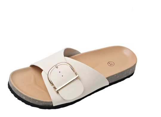 Nord Taschen | Orthopädisch Flache Sandalen mit Einstellbarer Schnalle Riemen