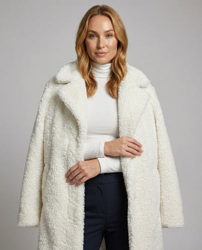 Faux Fur Winterjacke Damen