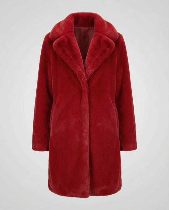 Faux Fur Winterjacke Damen
