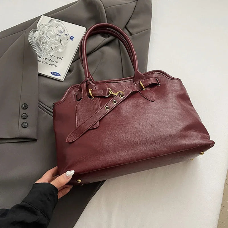 Nord Taschen | Large Smooth Leather Handbag
