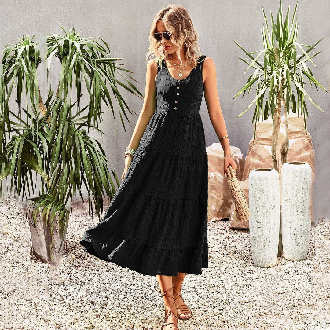 Ärmelloses Midikleid für den Sommer - JoNord Taschenelle