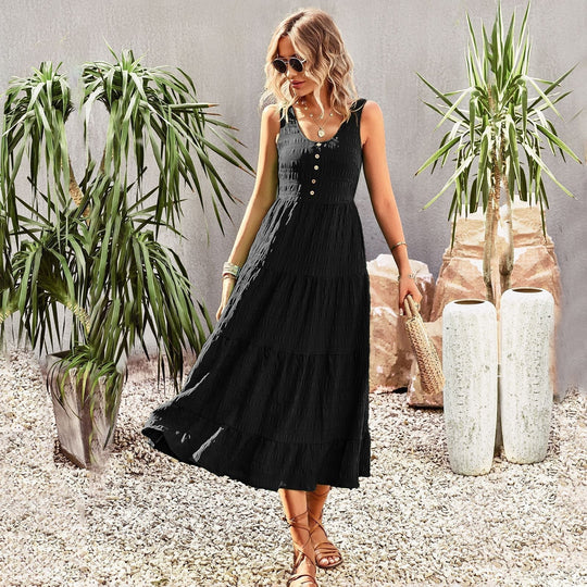 Ärmelloses Midikleid für den Sommer - JoNord Taschenelle