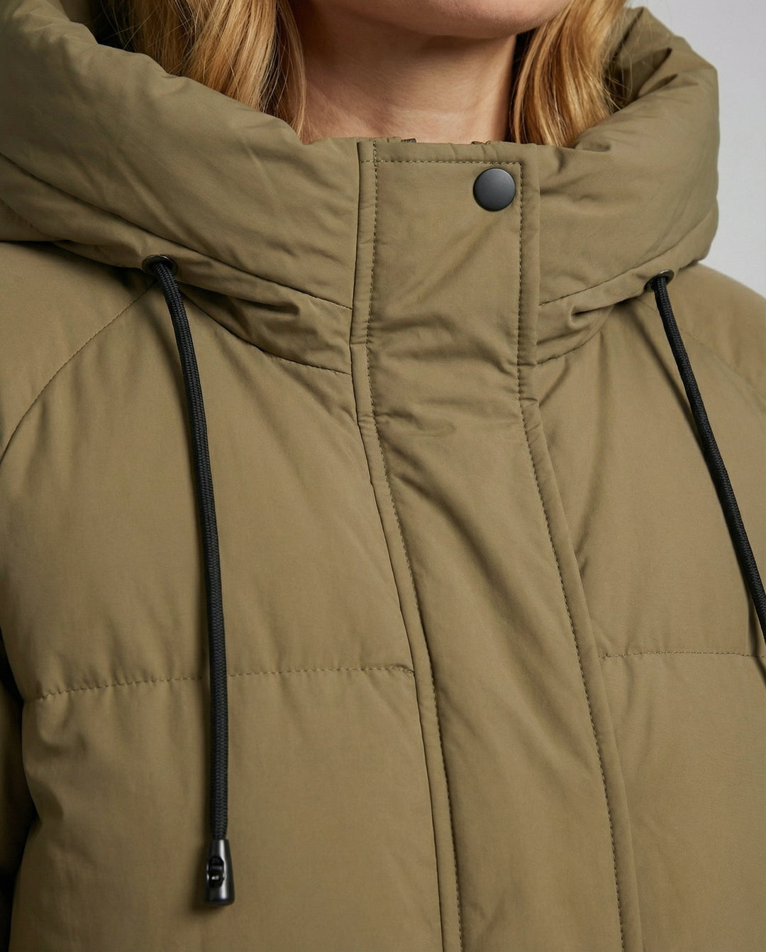 Lange Pufferjacke Damen Winter