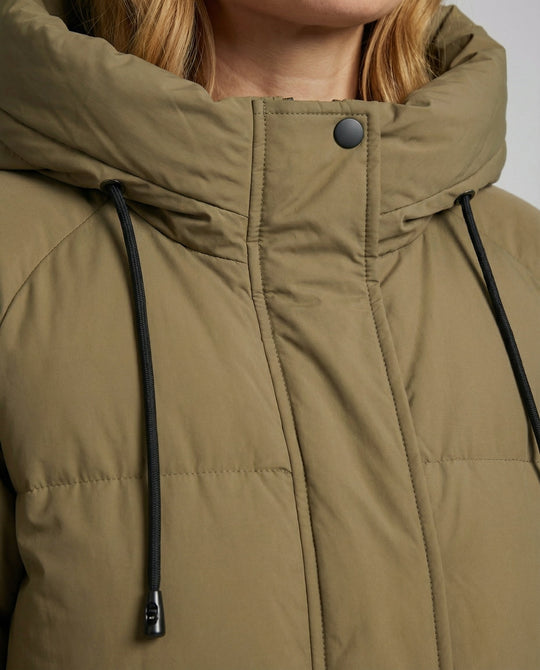Lange Pufferjacke Damen Winter