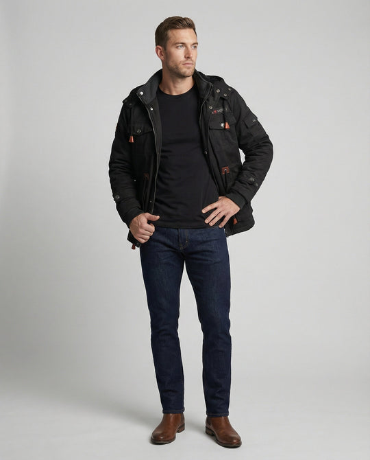 Herren Winterjacke aus Polyester mit Stilvollem Design & Wärmender Fütterung | Nord Taschen