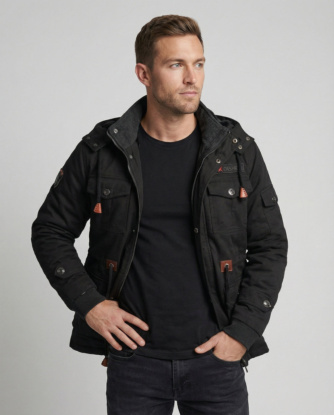 Herren Winterjacke aus Polyester mit Stilvollem Design & Wärmender Fütterung | Nord Taschen
