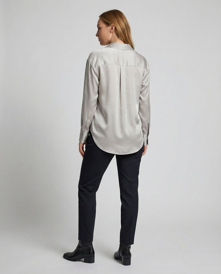 Elegante Seidenbluse Vintage Damen