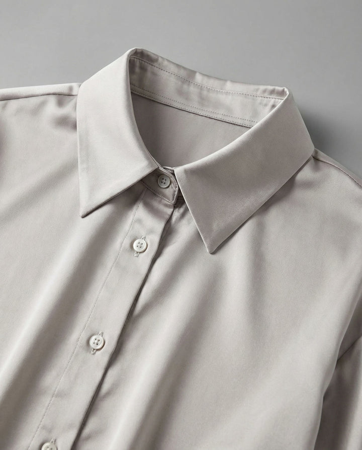 Elegante Seidenbluse Vintage Damen